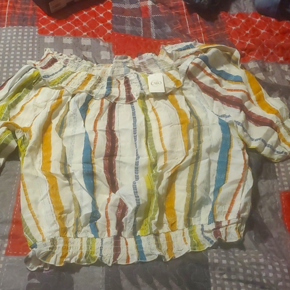 Cato peasant blouse